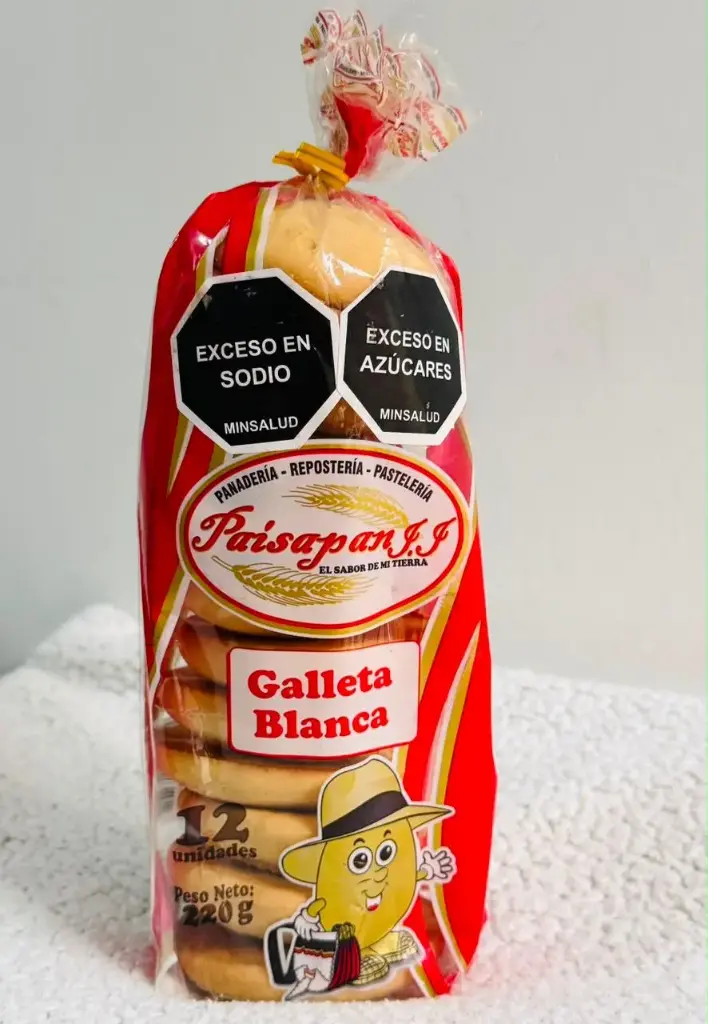 PAN DULCE CON SABOR A FRUTAS BLANCA 35X12 UNIDADES PAISA