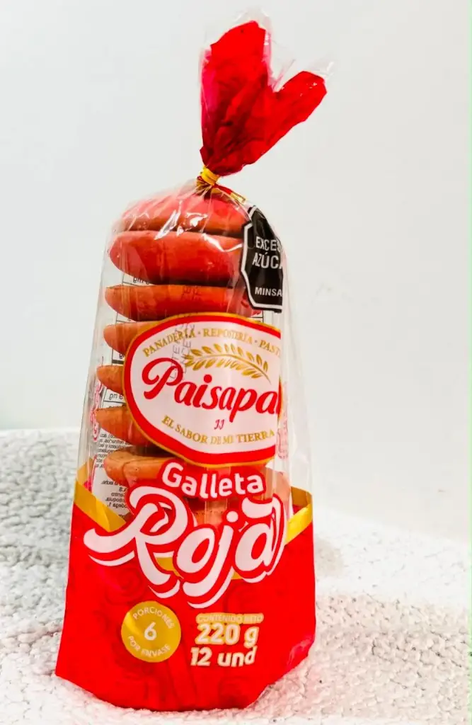 PAN DULCE CON SABOR A FRUTAS ROJA 35X12 UNIDADES PAISA