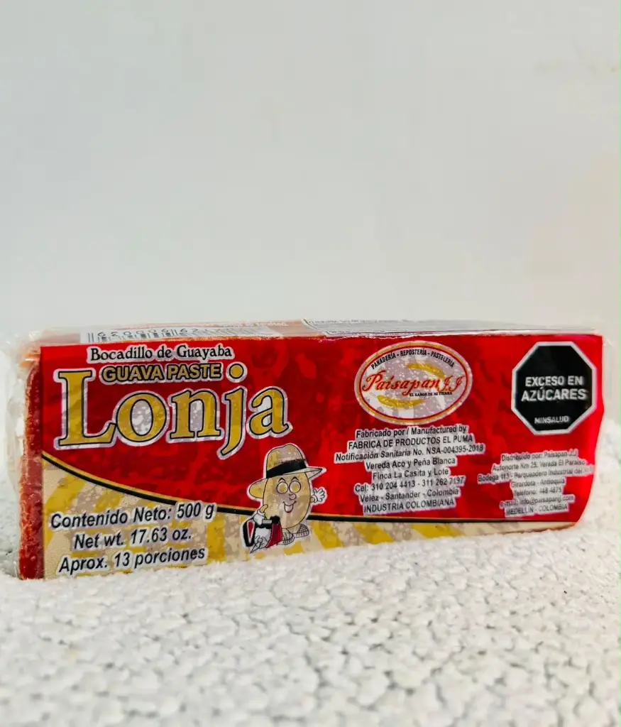 BOCADILLO GUAYABA LONJA 30X500G PAISA