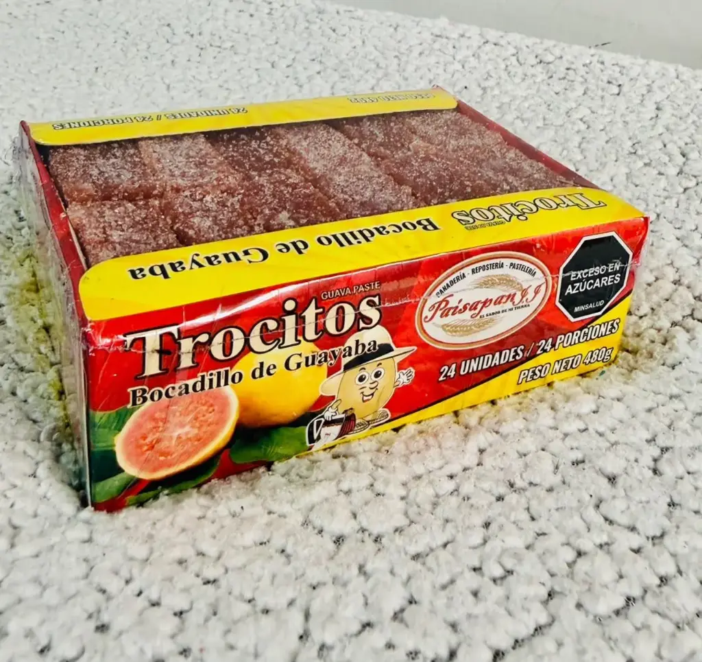 BOCADILLO TROCITO GUAY 28X24 480G PAISA