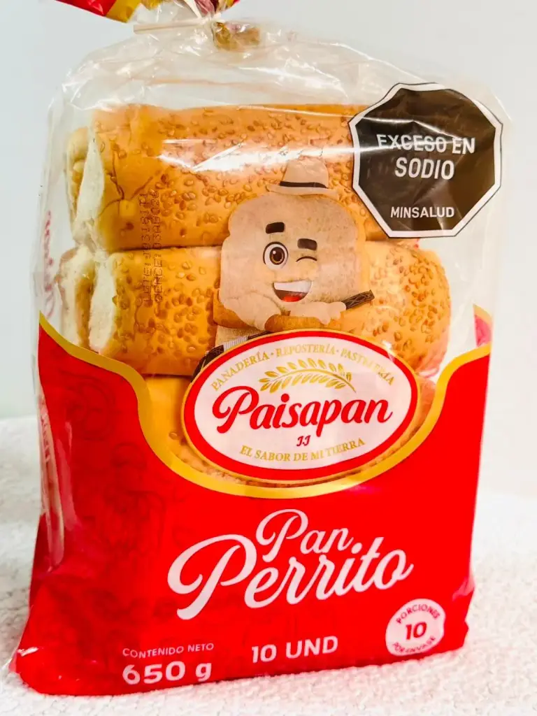 PAN PERRITO 8X10 PAISA