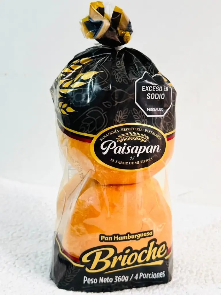 PAN HAMBURGUESA BRIOCHE X4 