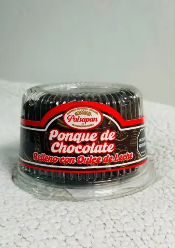 [14103] MINI TORTA CHOCOLATE RELLENO AREQUIPE PAISAPAN 180G