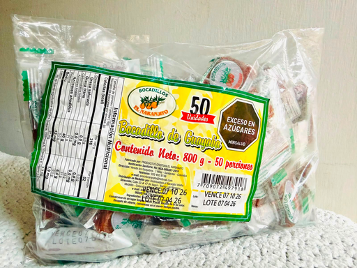 [0024] BOCADILLO NARANJITO X50